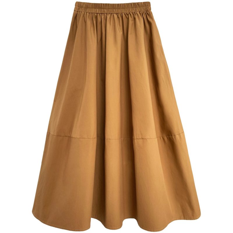 High Waist Puffy A-Line Skirt - Image 5