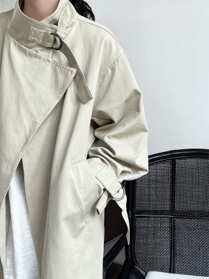 British Minimalist Trench Coat