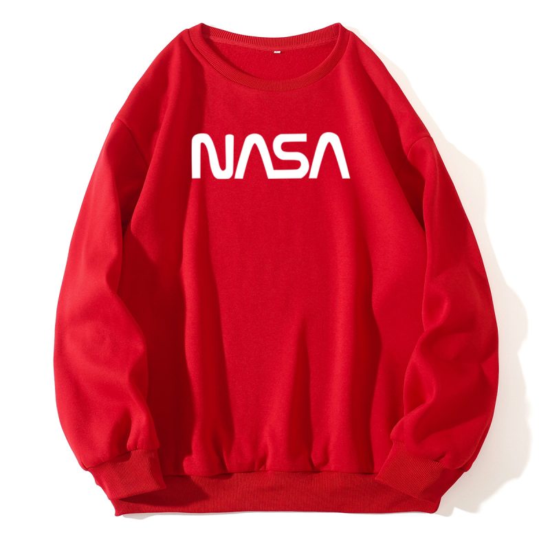 NASA Letter Graphic Crewneck Sweater - Image 2