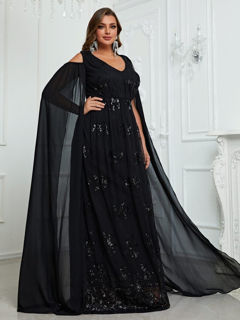 Plus Size Off-Shoulder Maxi Dress - Image 5