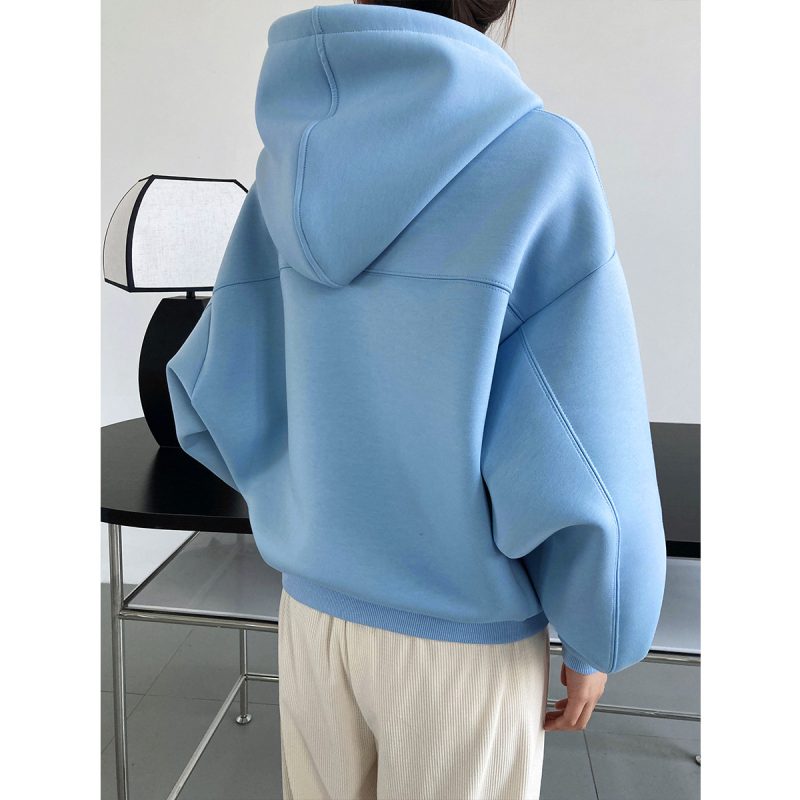 Spring Hooded Sweater | Korean Design Air Cotton Top - Image 4