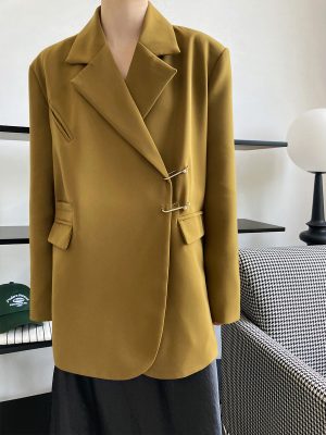 Elegant High-Grade Pin Blazer | Autumn Profile Top