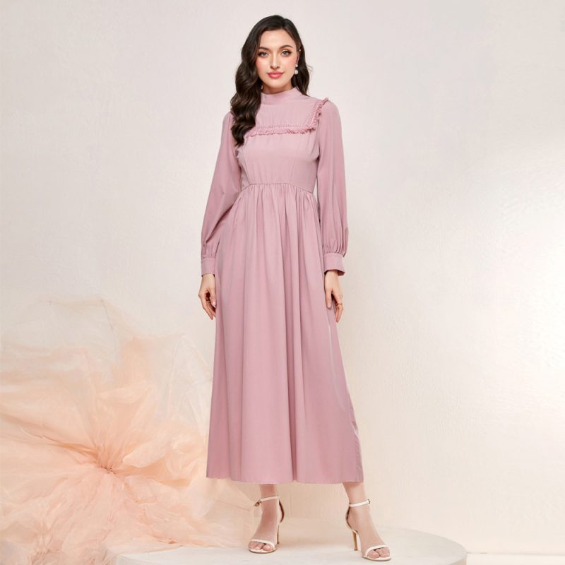 Elegant Tassel Stitch High Waist Dress - Image 2