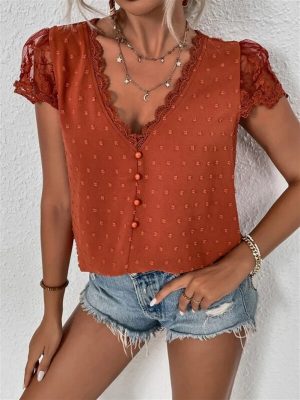 Popular V-Neck Women’s Shirt: Stylish Top