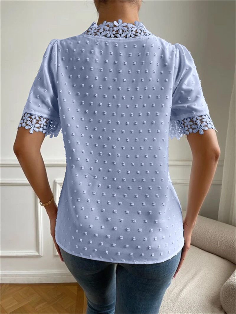 Popular V-Neck Women's Shirt: Stylish Top - Image 4