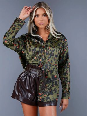 Printed Mid-Length Women’s Shirt