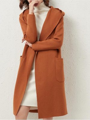 Hepburn Solid Color Woolen Coat