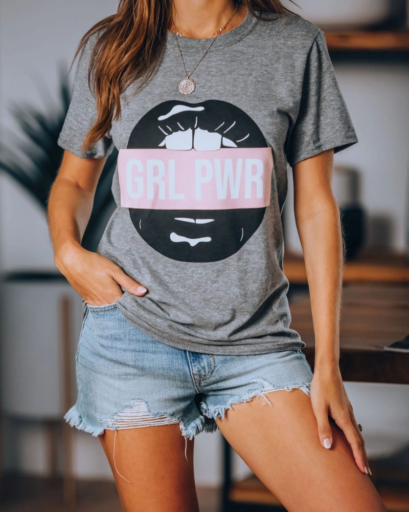Leopard & Lip Print Sweet Tee - Summer - Image 3