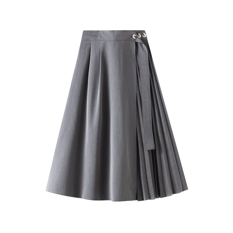 Autumn Winter Irregular Maxi Skirt - Image 2