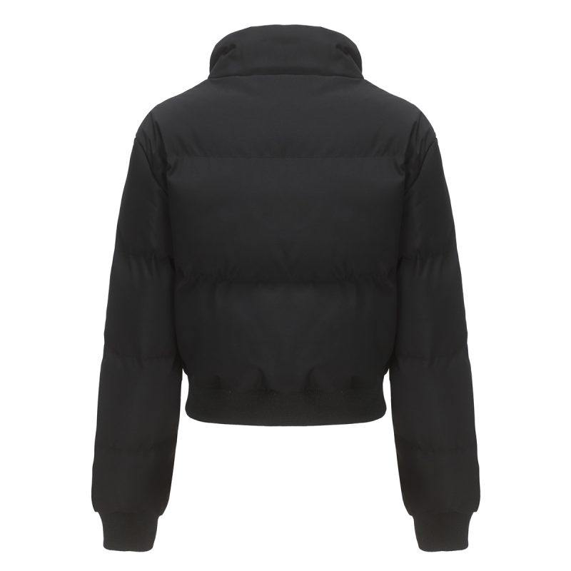 Autumn-Winter Short Cotton Jacket for Women with Long Sleeves - Image 5