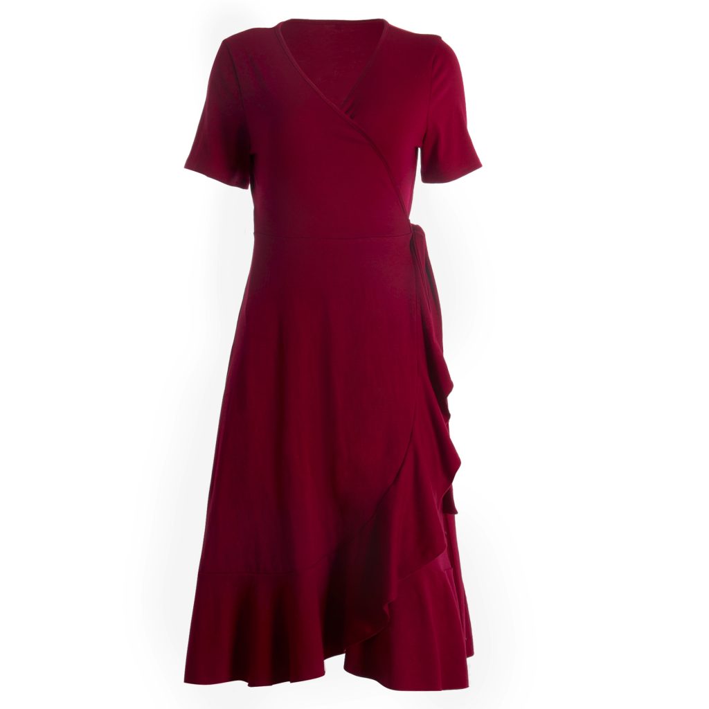 V-Neck High Waist Tied Dress - Image 3