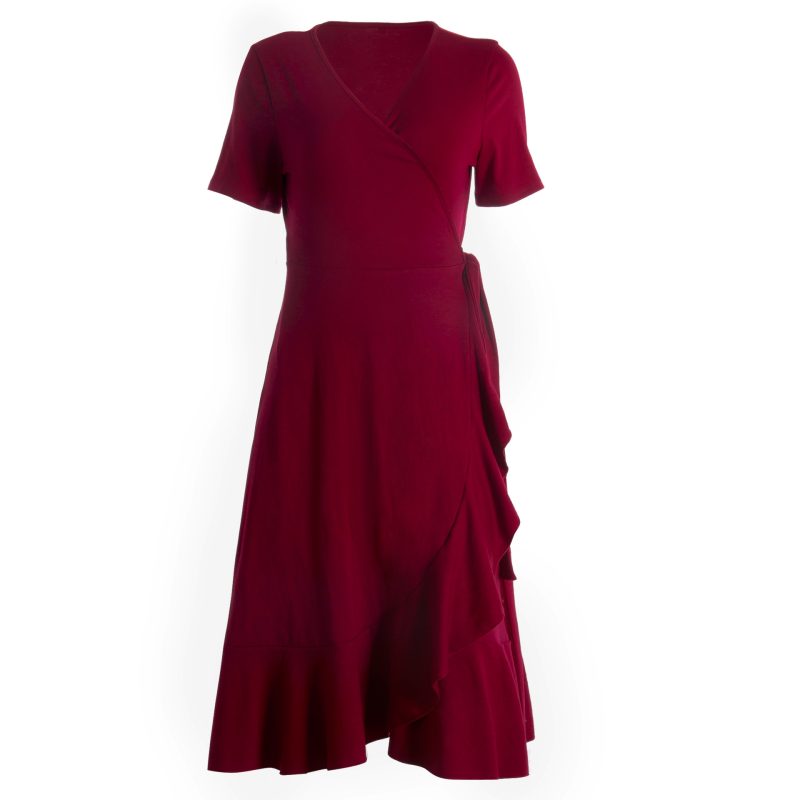 V-Neck High Waist Tied Dress - Image 3