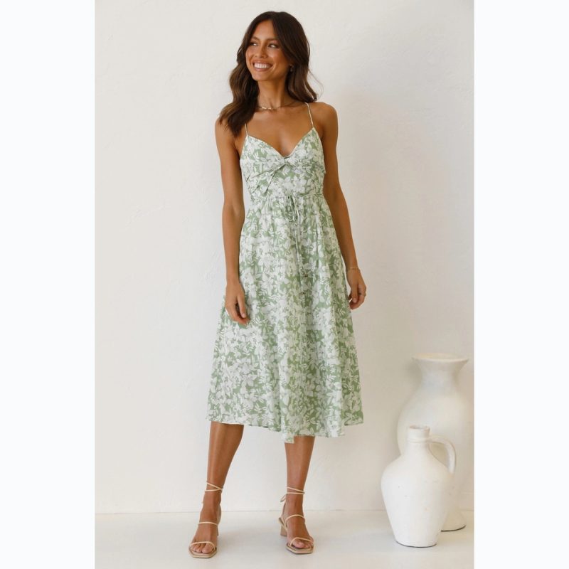 Sweet Spaghetti-Strap Floral Sundress - Spring/Summer - Image 4