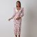 Elegant Printed Split Waist Fitted Dress