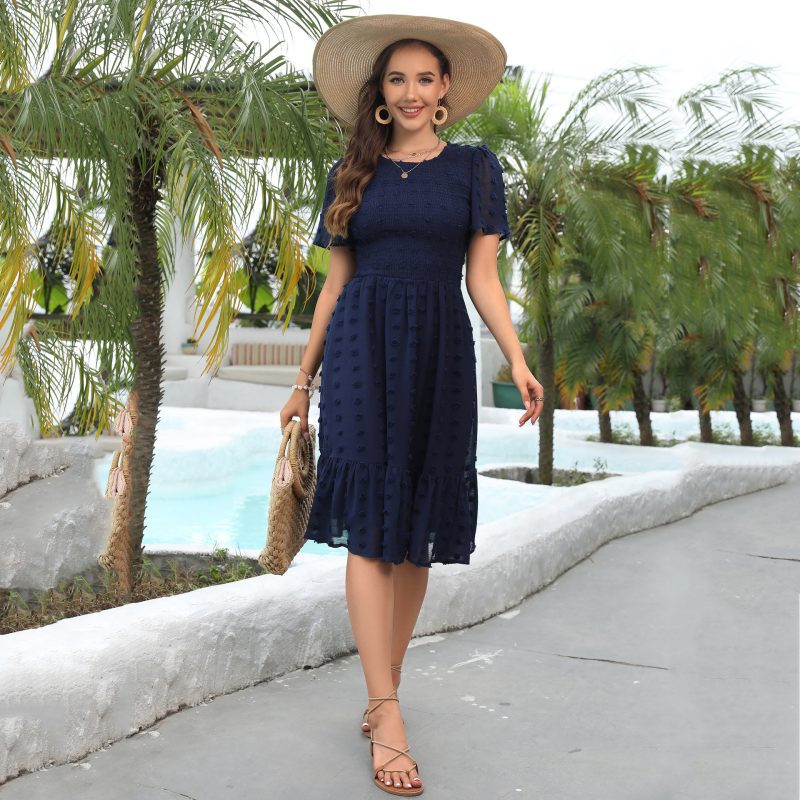 Popular High Waist Office Dress - Summer Tight Fit - Image 2