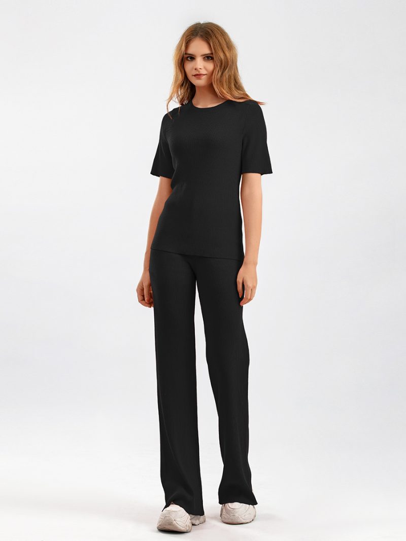 High Elastic Solid Two-Piece Suit: Summer Chic - Image 2