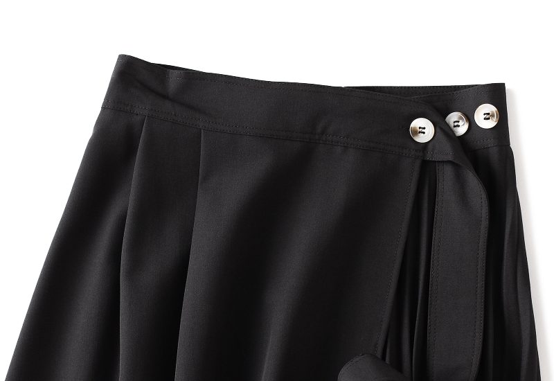 Autumn Winter Irregular Maxi Skirt - Image 4
