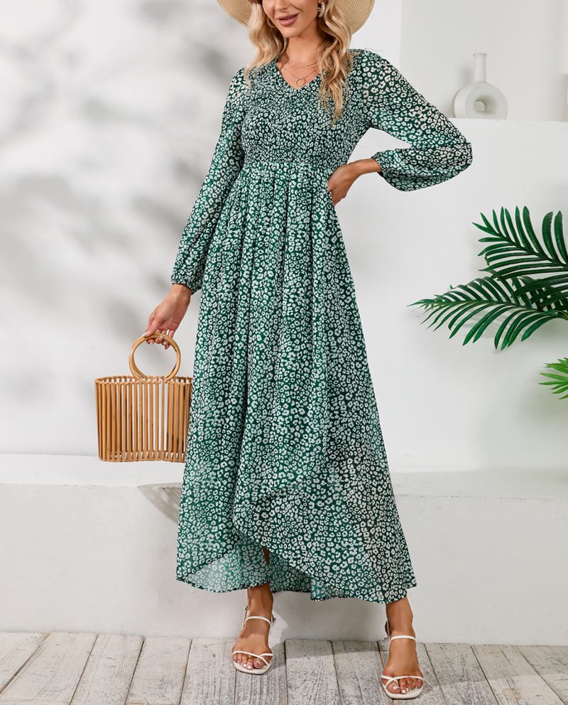 Sun Protection A-Line Maxi Dress - Vacation Chic - Image 4