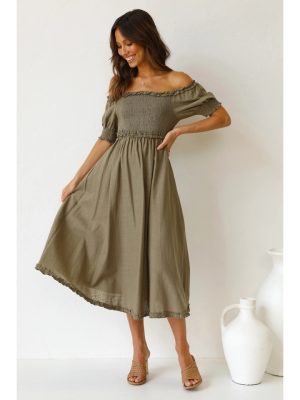 Lace Fresh Sweet Mid-Length Dress