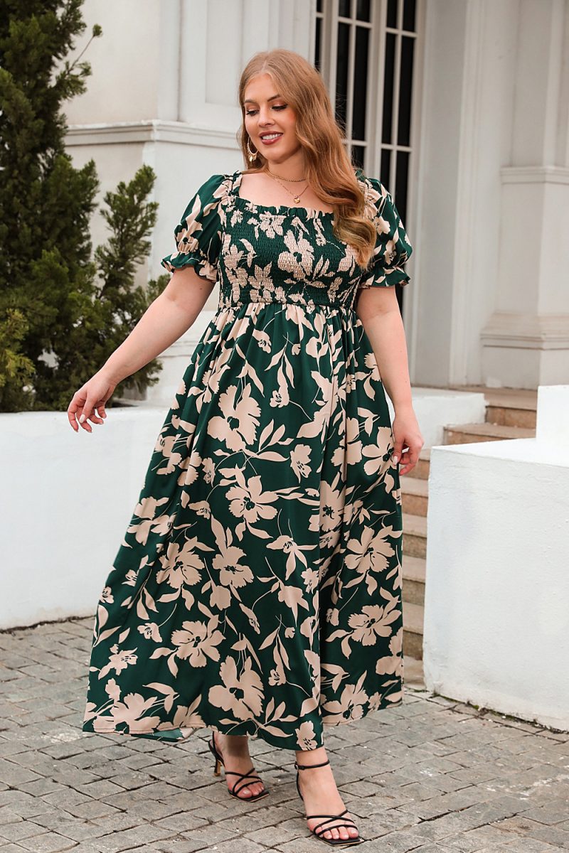 Printed Bohemian Mid-Length Dress - Image 2