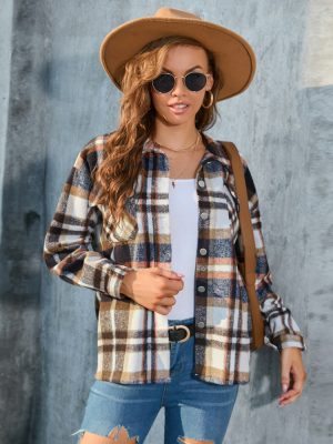 Flannel Plaid Long-Sleeve Shirt