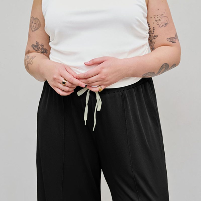 High Waist Straight Leg Pants for Plus Size Women - Image 4