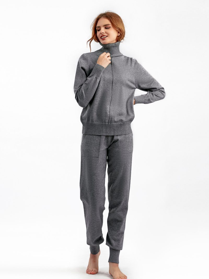 Turtleneck Sweater Set: Casual Autumn-Winter - Image 2