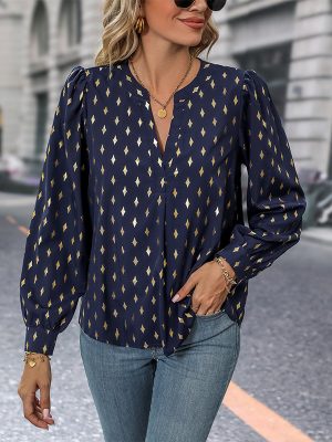 Autumn Bronzing Long Sleeve Women’s Shirt