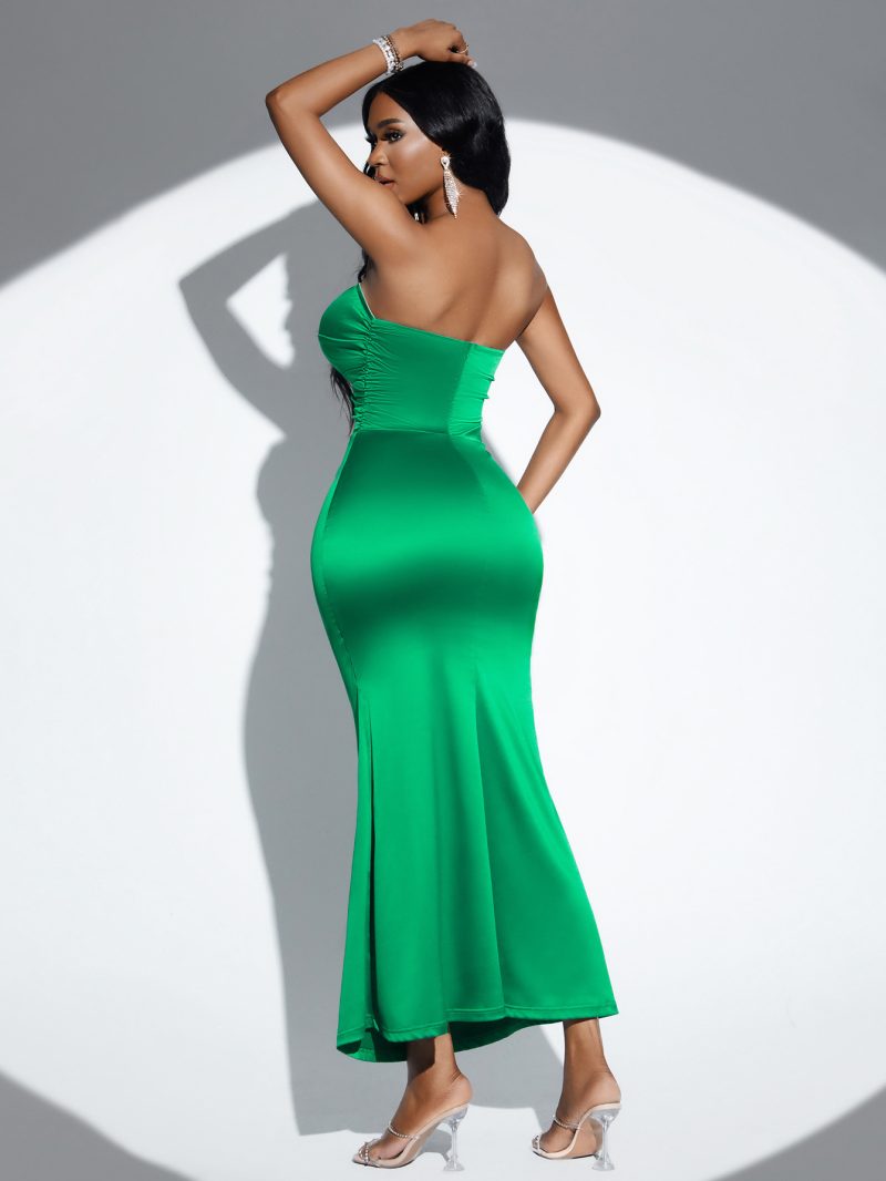 Twist Tube Top Maxi Dress - Summer Casual - Image 5