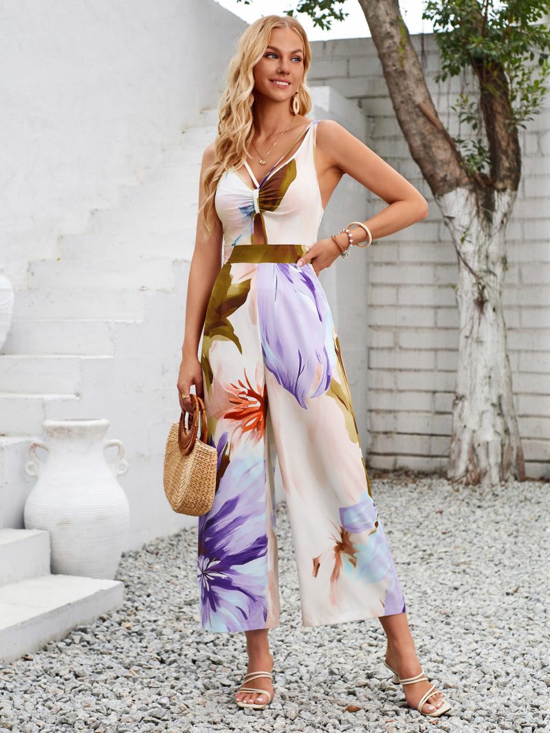 Stylish Shoulder Girdle Jumpsuit - Image 4