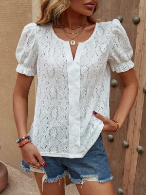 Stylish Round Neck Shirt – Summer Chic