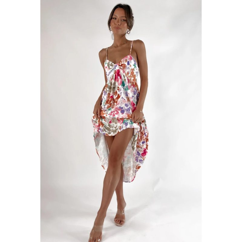 New Digital Floral Print Sundress - Fresh/Sweet - Image 4