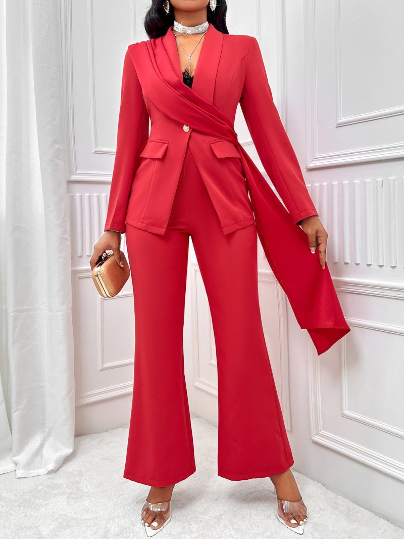 Sexy Slim Ribbon Suit - Autumn/Winter - Image 3