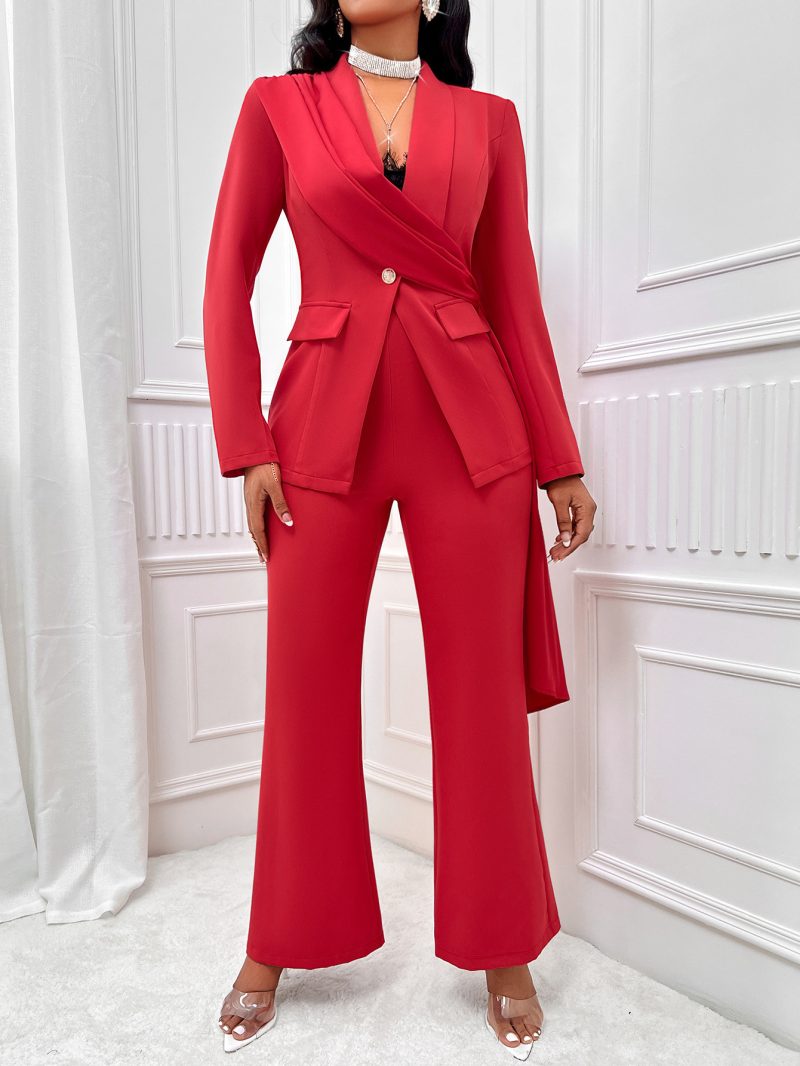 Sexy Slim Ribbon Suit - Autumn/Winter - Image 2