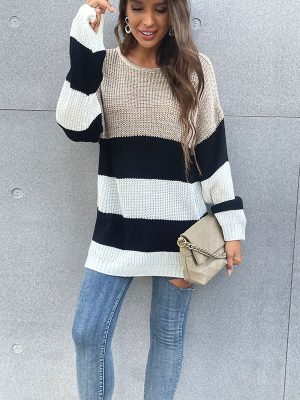 Striped Knitted Sweater – Autumn Inner Wear