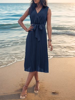 Sleeveless Beach Dress – Summer Chic