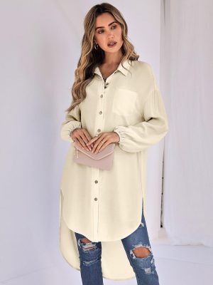 Loose Long Collared Shirt – Winter Comfort