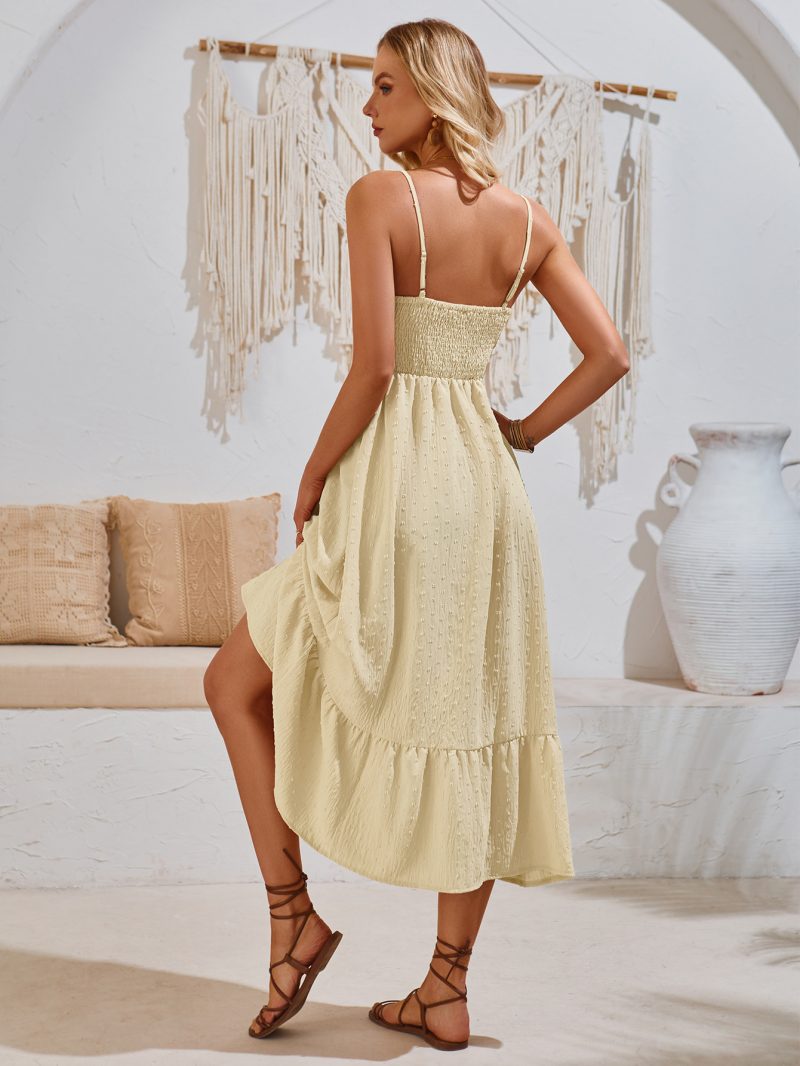 V-Neck Cutout Sling Dress - Summer - Image 2