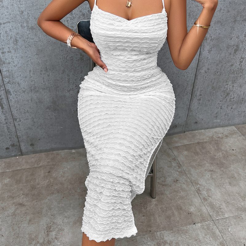 Backless Lace-Up Dress – Casual Summer Chic - Image 2
