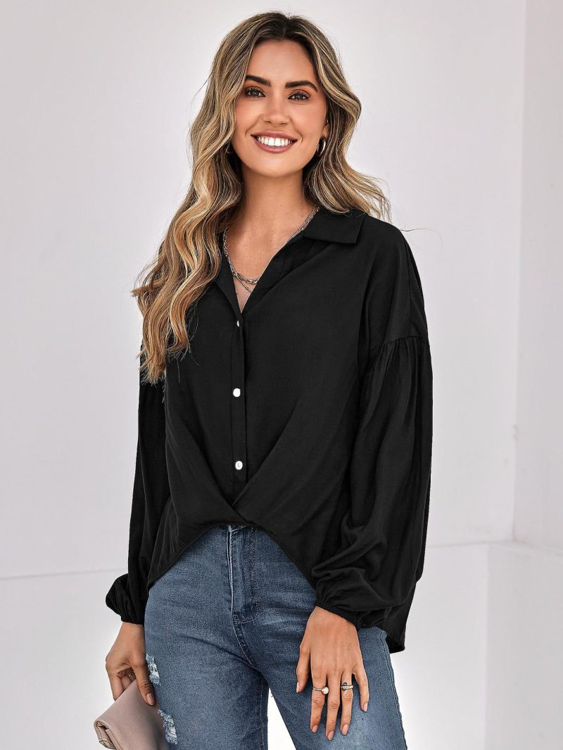 Polo Collar Casual Shirt - Classic Style - Image 3