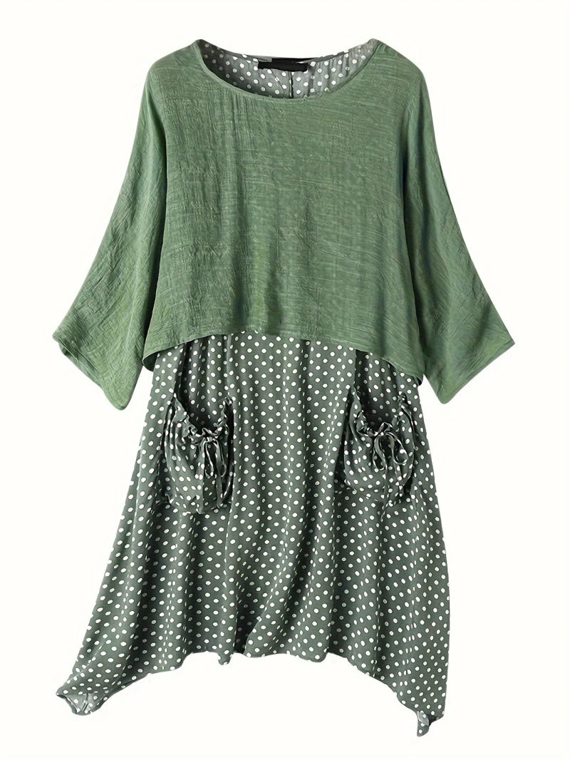Printed Pocket Two-Piece Set - Summer - Image 3