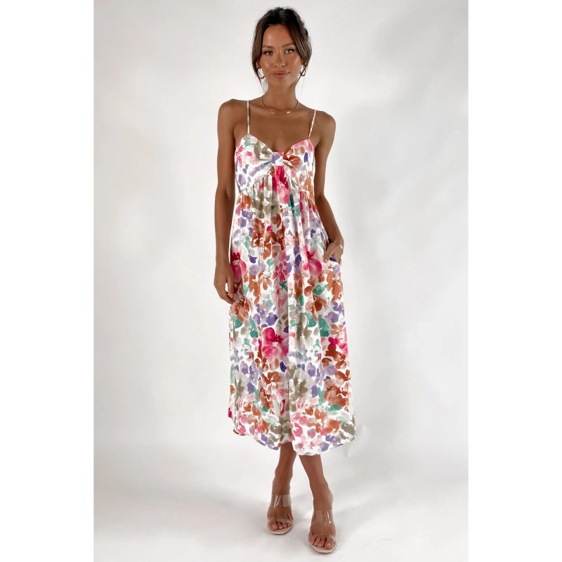 New Digital Floral Print Sundress - Fresh/Sweet - Image 2
