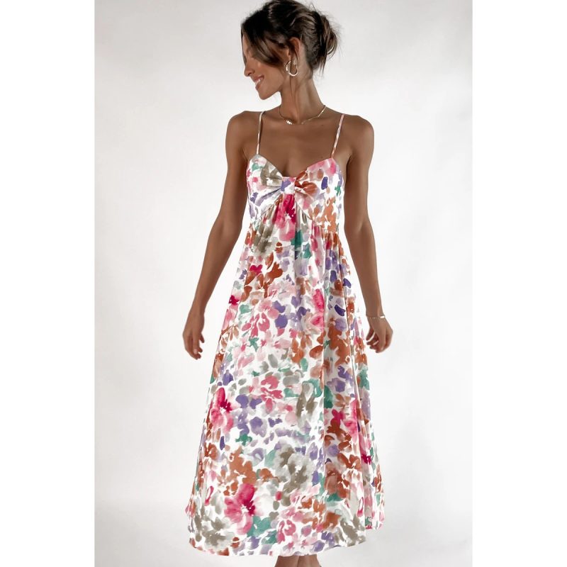 New Digital Floral Print Sundress - Fresh/Sweet - Image 3