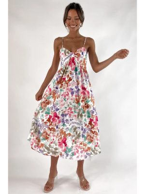 New Digital Floral Print Sundress – Fresh/Sweet