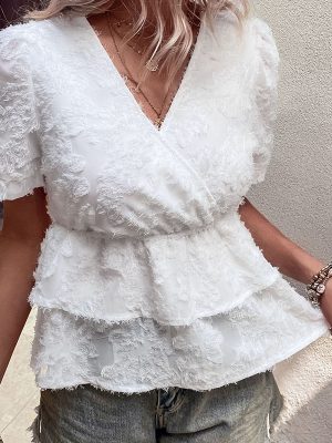 French Style White Shirt – Women’s Summer Fashion