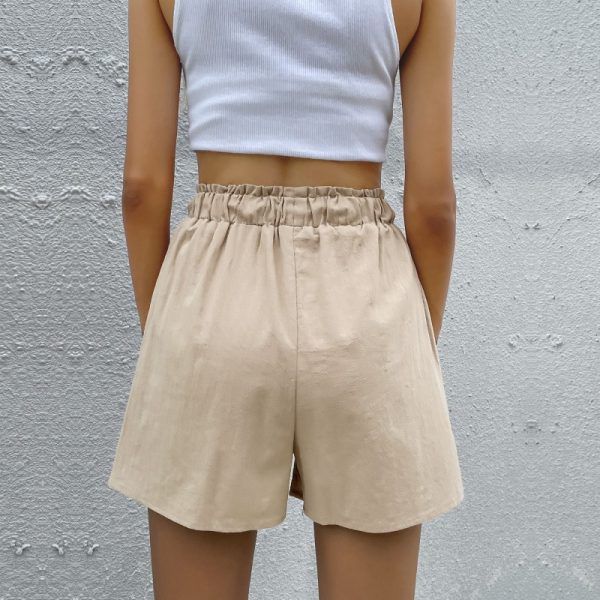 Casual Wide-Leg Drawstring Shorts - Image 2