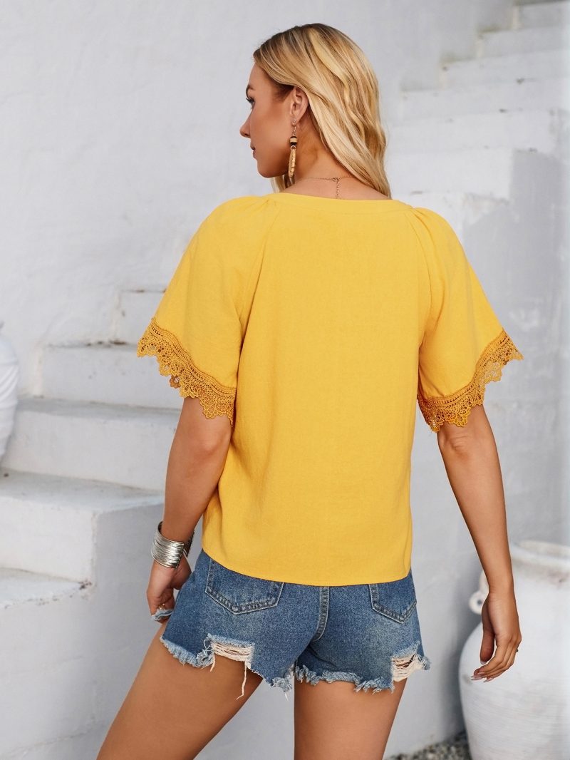 Patchwork Edge Top – Self-Designed Summer Style - Image 2