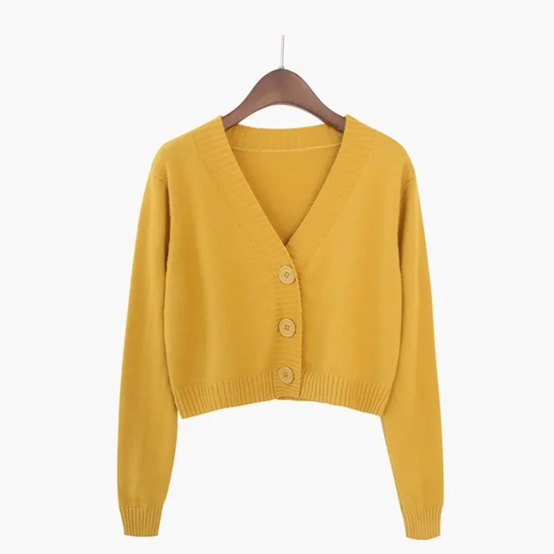 V-Neck Slim Fit Knitted Cardigan - Image 5