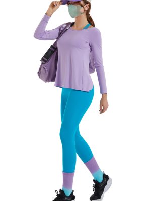 High Waist Yoga Suit: Belly Contracting Tights