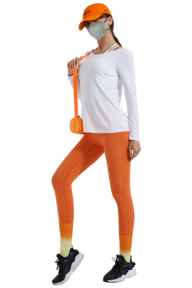 High Waist Yoga Suit: Belly Contracting Tights - Image 5